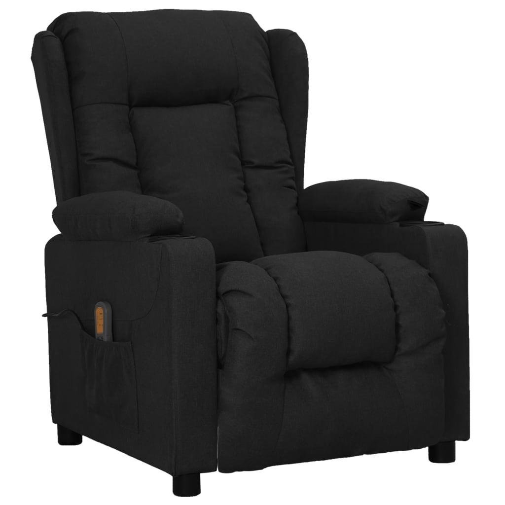 Massagestol stof sort