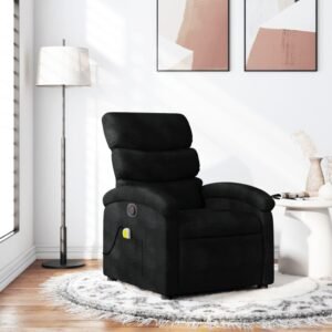 Massagestol stof sort