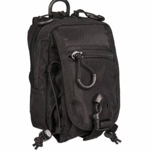 Sidetaske til skoletaske | til mobil, pung og nøgler - Sort