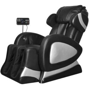 Massagestol med Super Screen kunstlæder sort