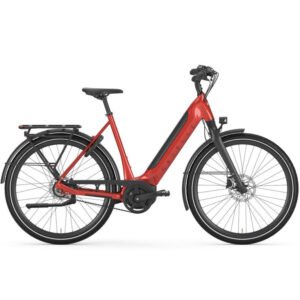 Gazelle Ultimate C8+ Belt - Elcykel - 8 gear - 500Wh - Red 49 cm