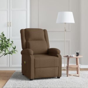 Massagestol stof brun
