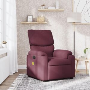 Massagestol stof lilla