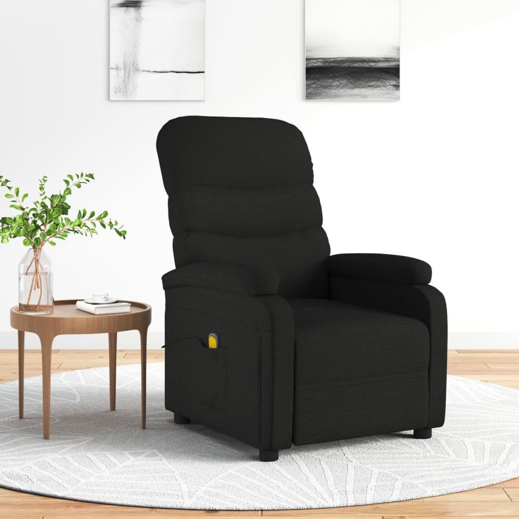 Massagestol stof sort