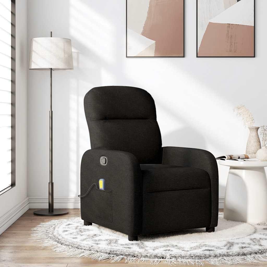 Massagestol stof sort