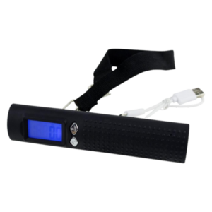 United Entertainment Digital kuffertvægt med Powerbank og LED