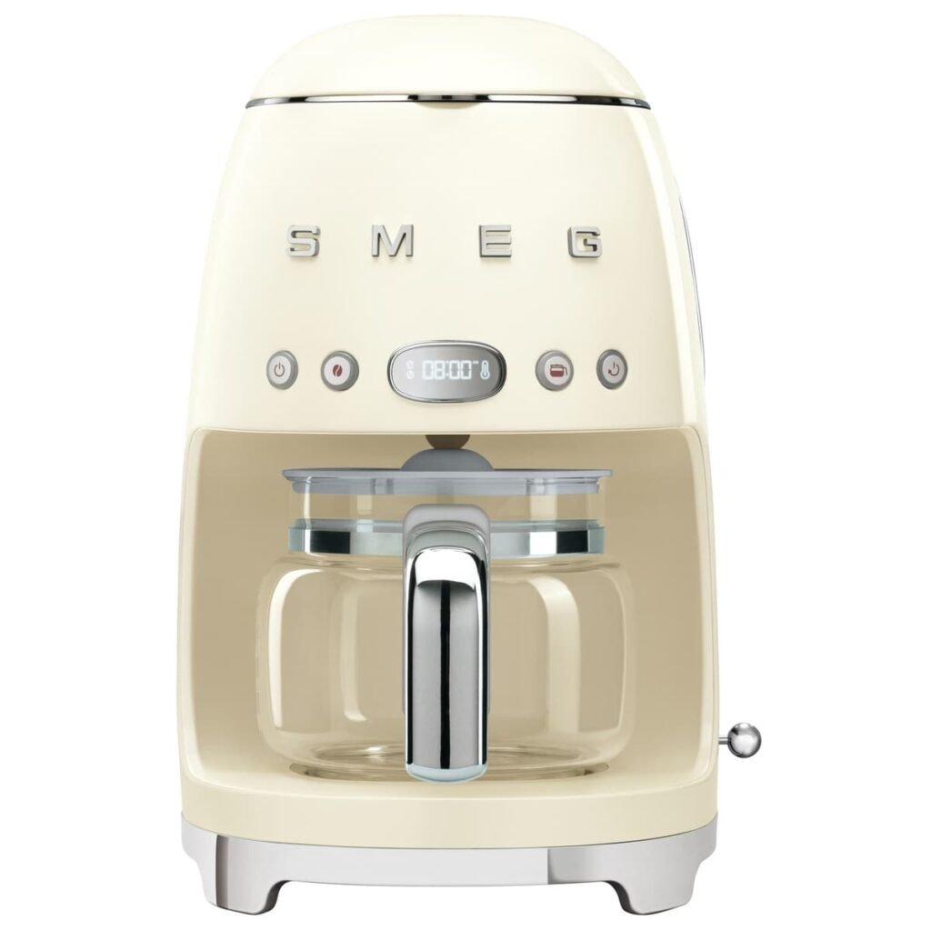 Smeg 50 s Style kaffemaskine DCF02CREU (creme)
