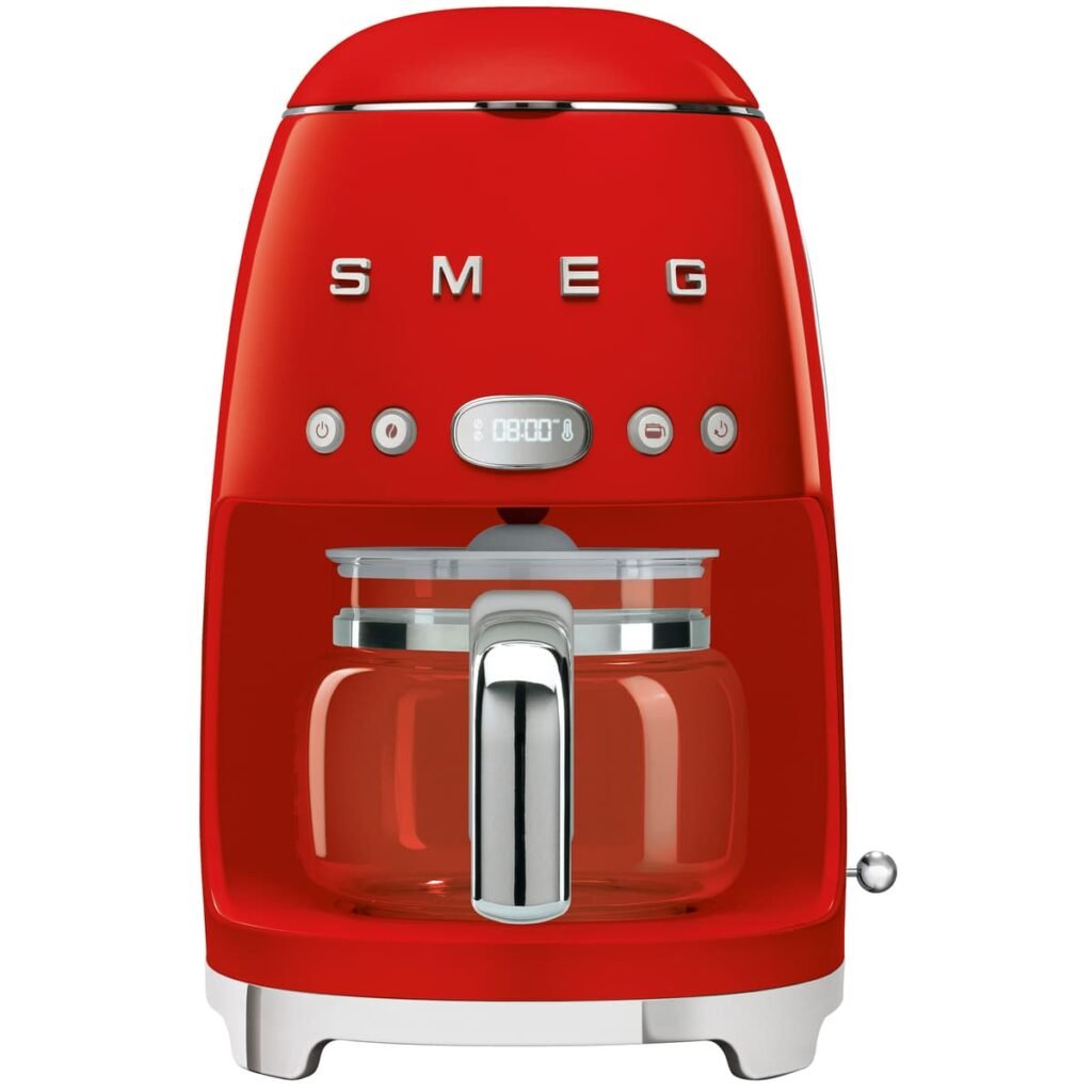 Smeg 50 s Style kaffemaskine DCF02RDEU (rød)
