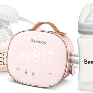 Beemoo CARE Duo Elektrisk Dobbelt Brystpumpe inkl. Modermælksflaske 240 ml 2-pak