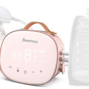Beemoo CARE Duo Elektrisk Dobbelt Brystpumpe inkl. Modermælksposer 180 ml 30-pak