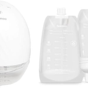 Beemoo CARE Wearable Elektrisk Brystpumpe Single inkl. Modermælksposer 180 ml 30-pak