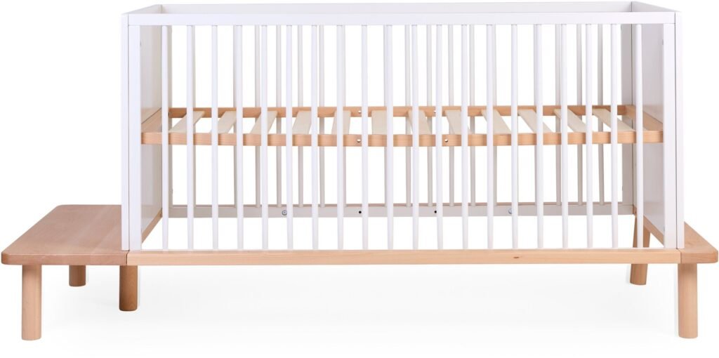 Childhome Evobed Tremmeseng 70x140, Hvid