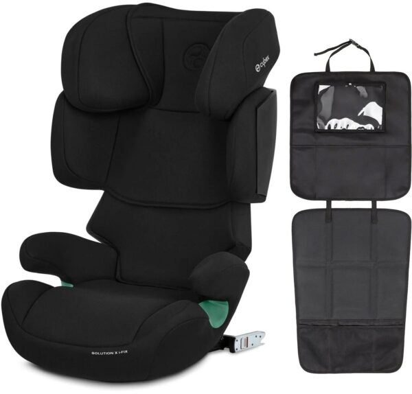 Cybex Solution X i-Fix Autostol inkl. Beemoo 3-i-1 Sædebeskytter, Pure Black
