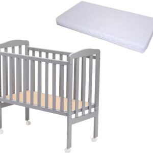 JLY ALICE Tremmeseng med BabyDan Madras Comfort 40x84, Grå