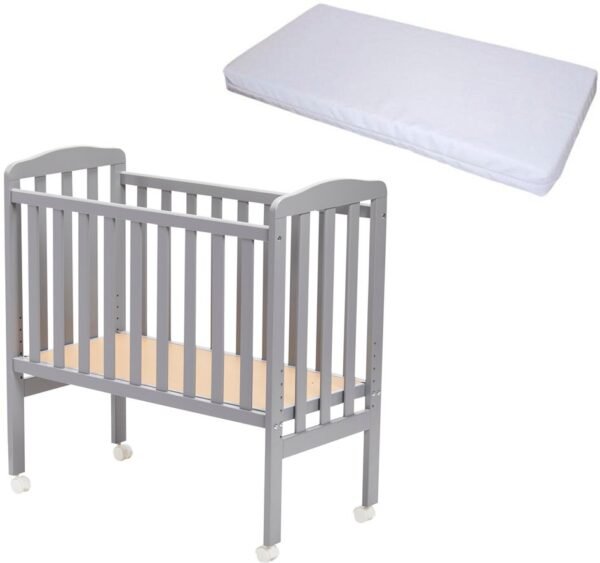 JLY ALICE Tremmeseng med BabyDan Madras Comfort 40x84, Grå