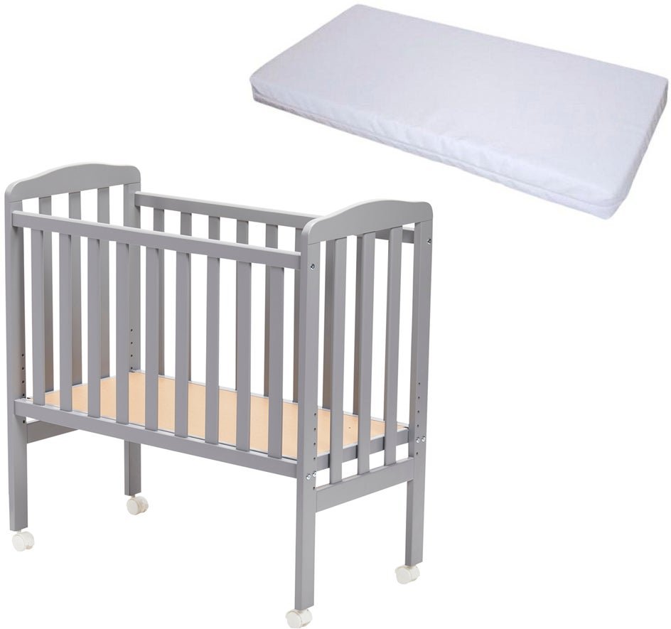JLY ALICE Tremmeseng med BabyDan Madras Comfort 40x84, Grå