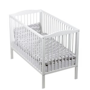 JLY MAJA Dream Tremmeseng m. BabyMatex Softi Madras 60x120, Hvid