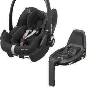 Maxi-Cosi Pebble Pro i-Size Autostol Baby Inkl. Family Fix 3 Base, Essential Black