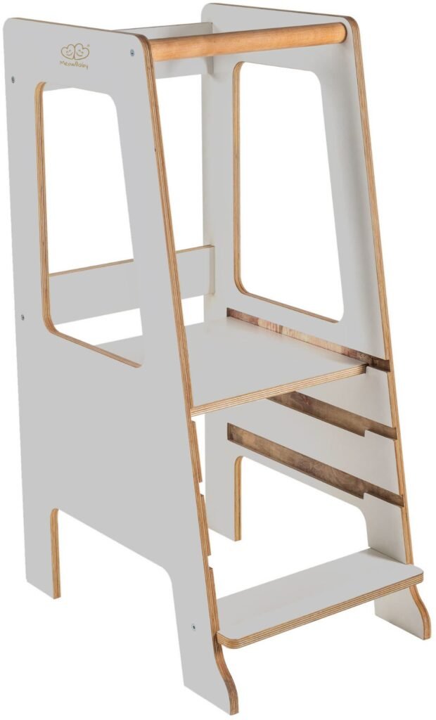 Meowbaby Læringstårn, Grå, Børnemøbler, Indretning børneværelse