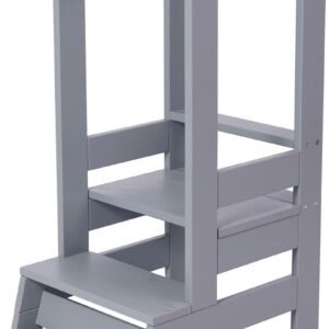 Meowbaby Læringstårn, Mørkegrå, Børnemøbler, Indretning børneværelse