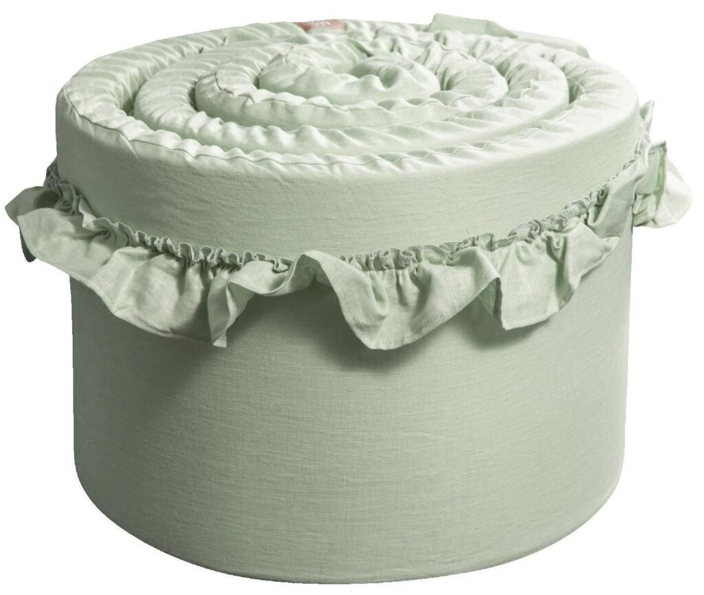NG Baby Sengerand Tremmeseng Tyk Flæse, Sage Green