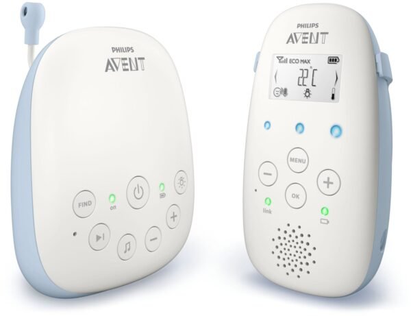 Philips Avent SCD715 DECT Babyalarm, Hvid/Blå