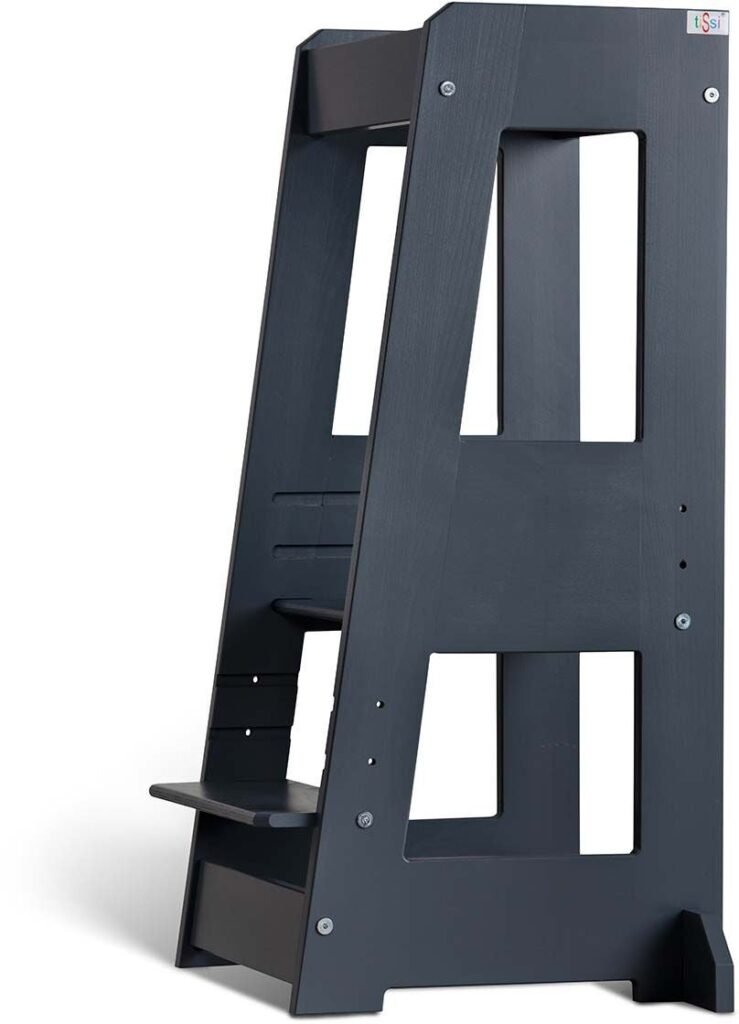 tiSsi Læringstårn, Beech Grey, Børnemøbler, Indretning børneværelse