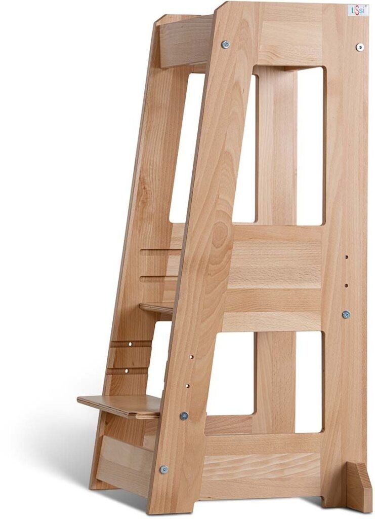 tiSsi Læringstårn, Beech Natural, Børnemøbler, Indretning børneværelse