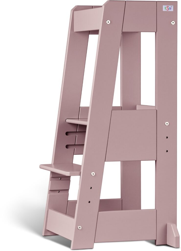 tiSsi Læringstårn, Beech Oriental Rose, Børnemøbler, Indretning børneværelse