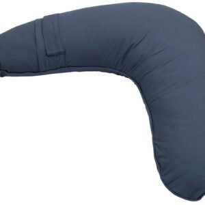 Ammepude - Müsli - 75x35 cm - Økologisk bomuld - Indigo - Ensfarvet Mørkeblå