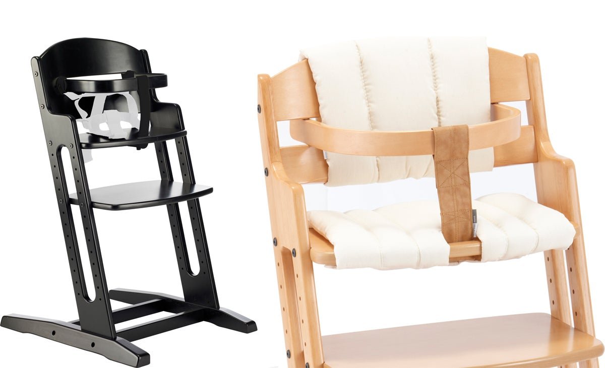 BabyDan Danstolen Højstol & Hynde, Sort/Beige