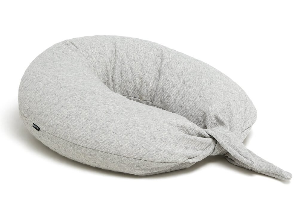 Beemoo CARE Cozy Graviditets- og Ammepude, Hearted Grey