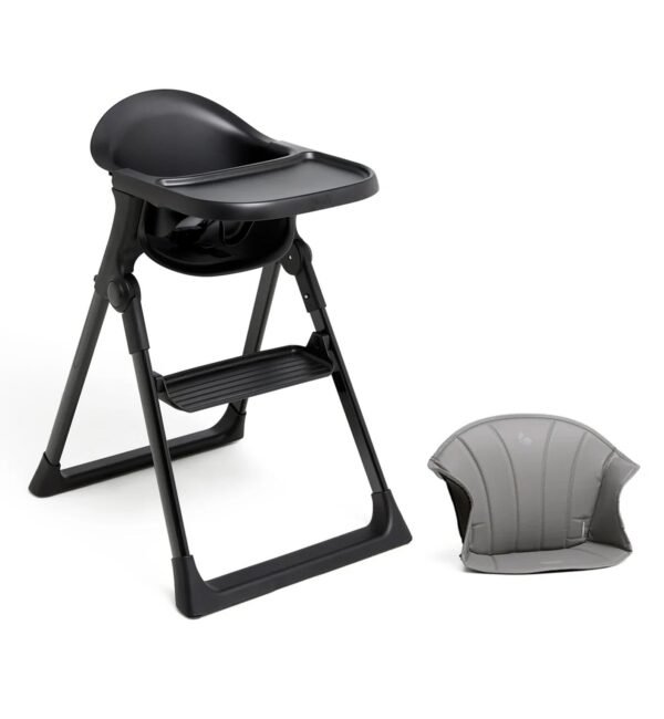 Beemoo CARE Harmony Højstol inkl. Hynde, All Black/Grey