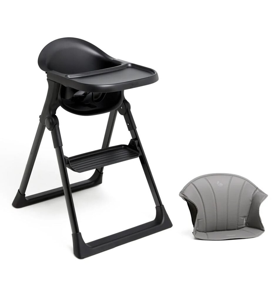 Beemoo CARE Harmony Højstol inkl. Hynde, All Black/Grey