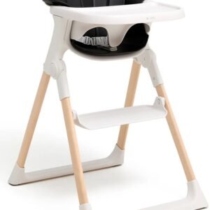 Beemoo CARE Harmony Højstol inkl. Hynde, White/Wood/Black