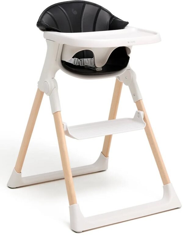 Beemoo CARE Harmony Højstol inkl. Hynde, White/Wood/Black