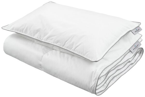 Borganäs Dyne og Hovedpude Luksusfiber Tremmeseng 100x130