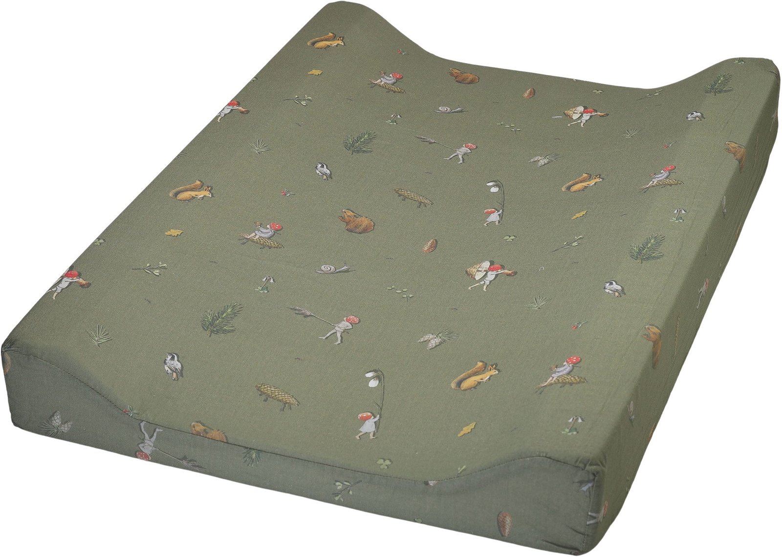 Elsa Beskow Julemandens børn Puslepude, Grøn