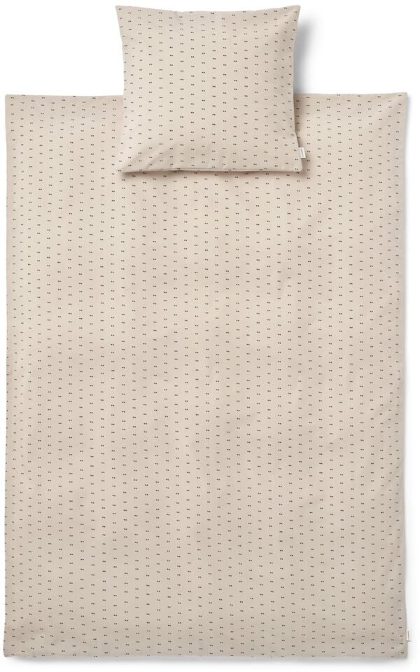 LIEWOOD Carmen Sengesæt 70x100 Tremmeseng, Double Dot/Silver Lining