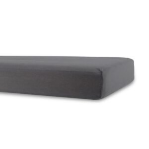 Lagen til barnevogn - 36x98 cm - Gråt jerseylagen - IN Style - Faconlagen til barnevognsmadras