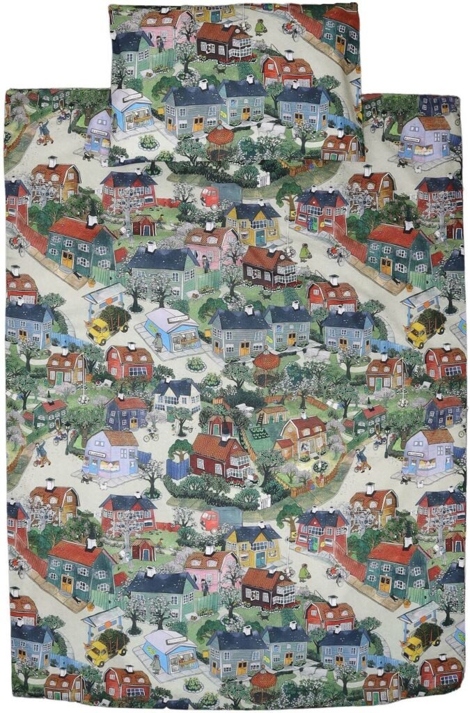 Lotte fra Ballademagergade Sengesæt Tremmeseng Vogn 70x80