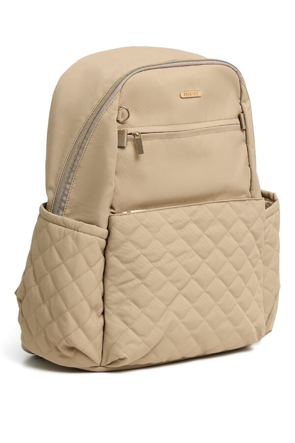 Pelicare Quilted Pusletaske Rygsæk, Beige