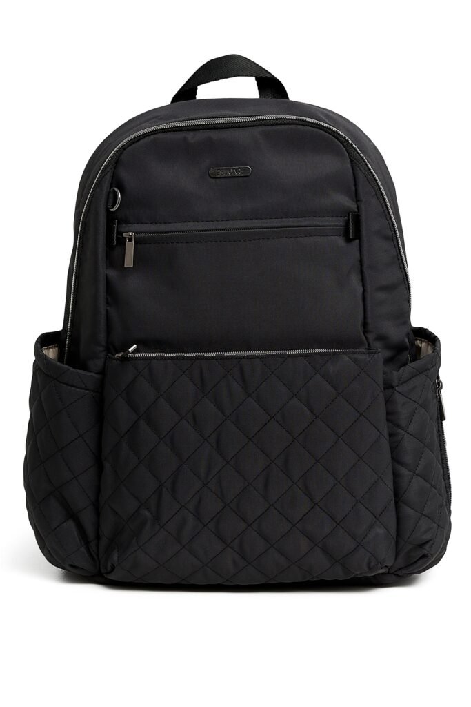Pelicare Quilted Pusletaske Rygsæk, Sort
