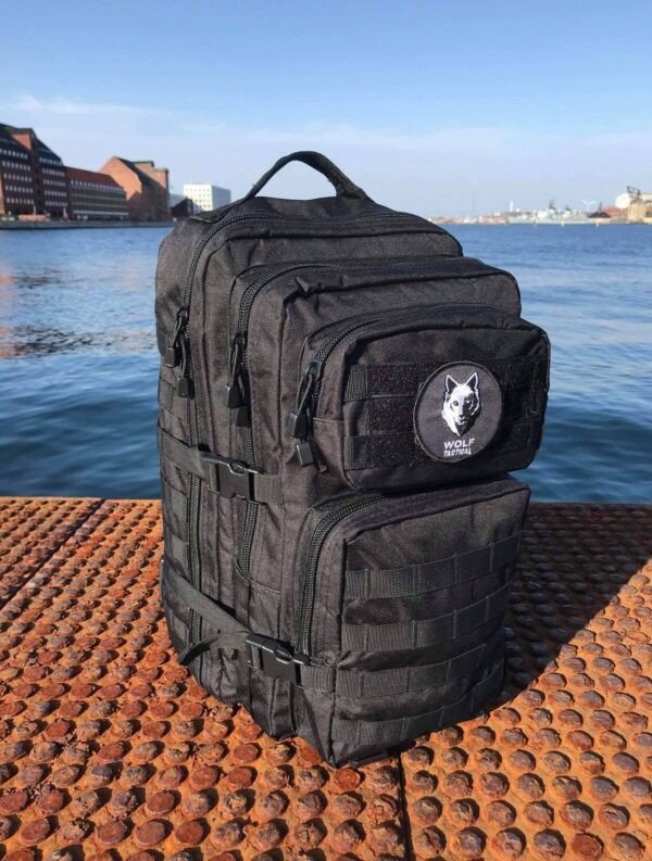 Sort Skoletaske Voksen | 36L