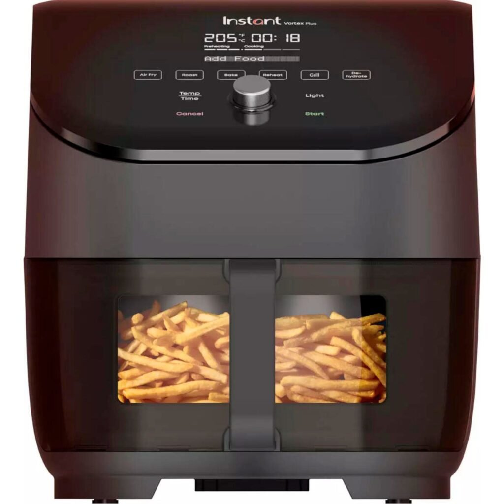 Vortex Plus ClearCook airfryer 5,7 liter, sort