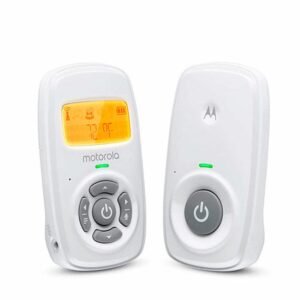 Babyalarm Motorola - hvid med display og mikrofon
