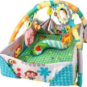 Babytrold - Aktivitetstæppe - Happy Space Play Gym 3i1