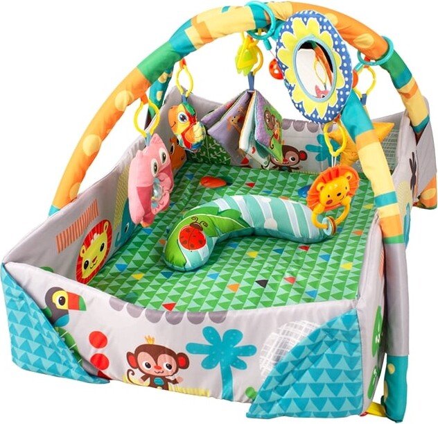 Babytrold - Aktivitetstæppe - Happy Space Play Gym 3i1