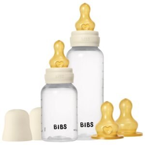 Bibs Sutteflaske - Grow and Flow sæt - Naturgummi - 150 ml/270 ml