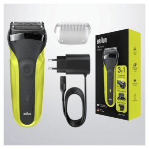 Braun Series 3 300BT Shave & Style - 3-i-1 barbermaskine, sort/grøn
